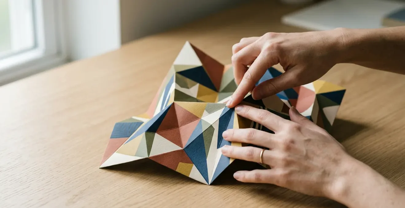 Pliage stratégique de documents imprimés pour guider la lecture du problème vers la solution